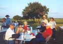 #KSA004 Big Jim & Linda Kirkley, Jimmy & Pat Grandstaff, Angelo Spelios, and Bill & Grace Hensinger at Ranch BBQ.